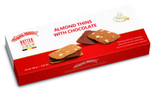 100g Almond Thins with Chocolate