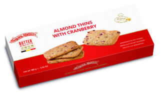 100g Almond Thins with Cranberry