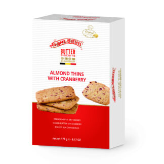 175g Almond Thins with Cranberry