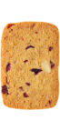 Almond thins with cranberry
